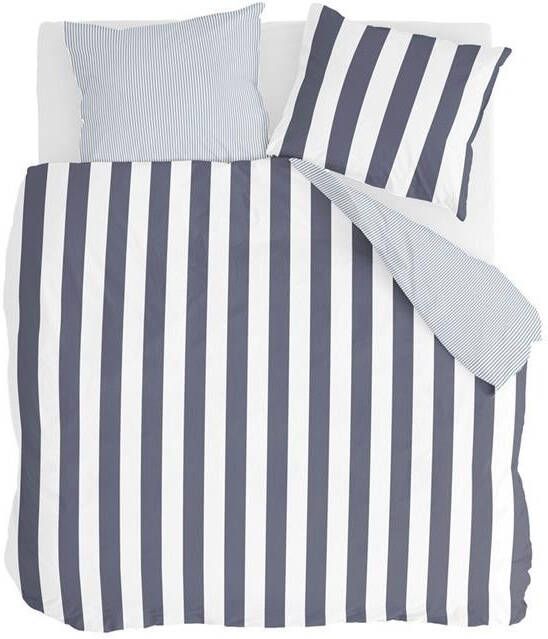 Walra Dekbedovertrek Classic Stripe 240x220 100% Katoen (BCI) Blauw