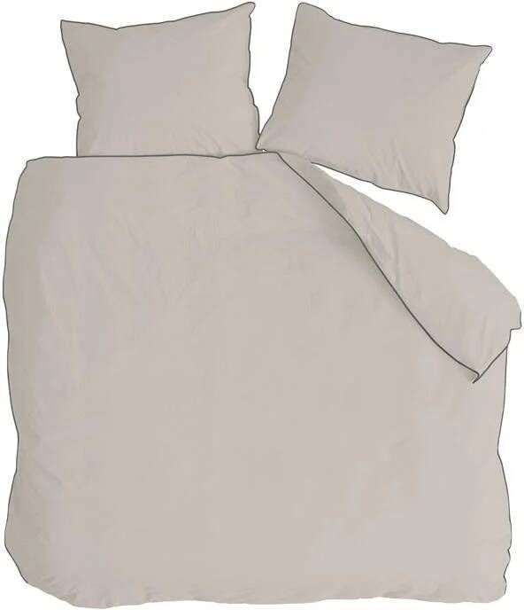 Walra dekbedovertrek Sweet Softy zand 240x200 220 cm Leen Bakker