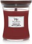 WoodWick Geurkaars Medium Cinnamon Chai 11 cm | ø 10 cm - Thumbnail 1