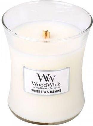 WoodWick Medium Candle White Tea & Jasmine