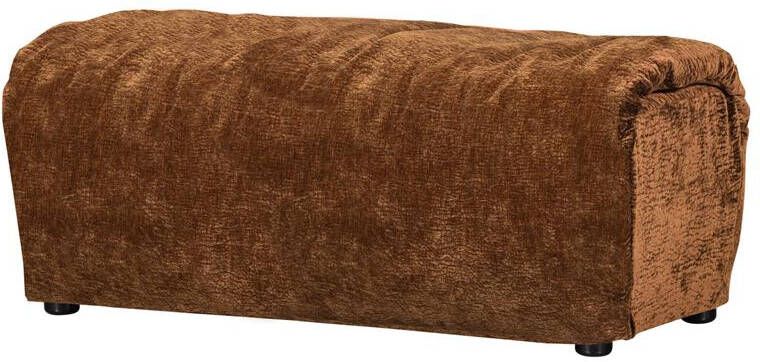 Woood Baggy Hocker 3D Chenille Middenbruin 45x91x51