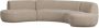 WOOOD Megabank Batavier Halfrond bank breedte 336 cm - Thumbnail 2