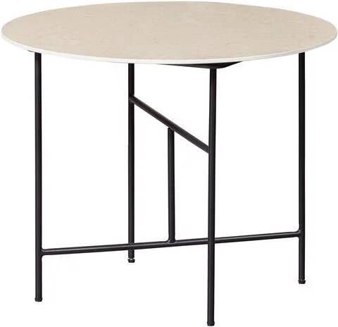 WOOOD Exclusive Ronde Bijzettafel Vida Marmer 60cm Naturel