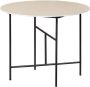 WOOOD Exclusive Ronde Bijzettafel Vida Marmer 60cm Naturel - Thumbnail 1