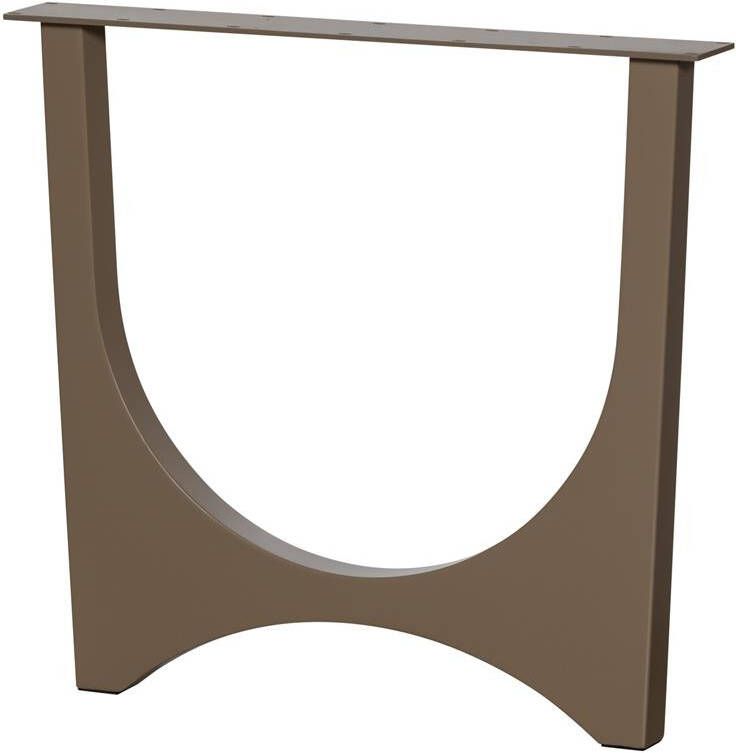 Woood design tafelpoot Zaandam Metaal Zand 1 stuks 72x79x10