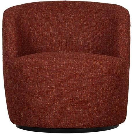 Woood Serra Draaifauteuil Melange Stof Chili 68x70x77