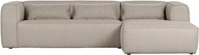 Woood Exclusive Bean Chaise Longue Rechts Polyester Beige