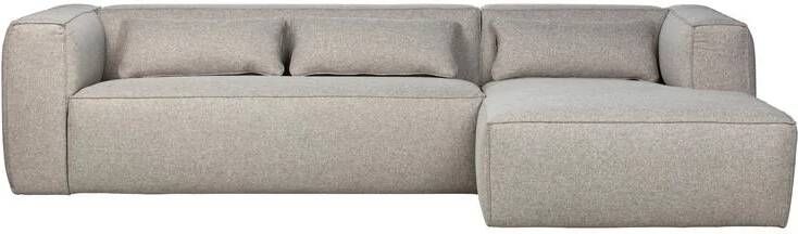 Woood Exclusive Bean Chaise Longue Rechts Polyester Light Grey