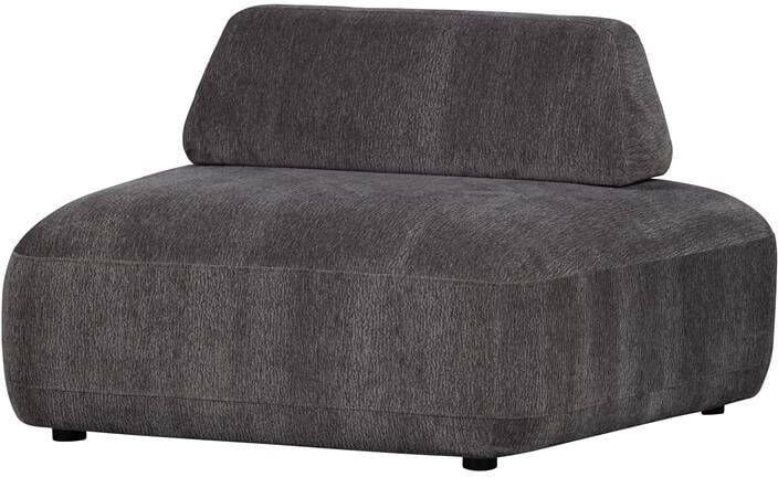 Woood Exclusive Sterck Fauteuil Polyester Charcoal 118x102x41