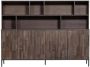 WOOOD Buffetkast Gravu veel opbergruimte push-to-open functie h 150 cm x b 200 cm - Thumbnail 3