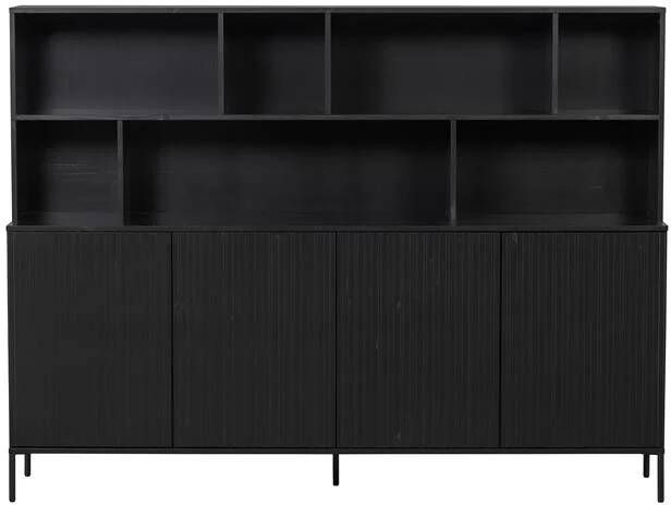 WOOOD Buffetkast Gravu veel opbergruimte push-to-open functie h 150 cm x b 200 cm - Foto 9