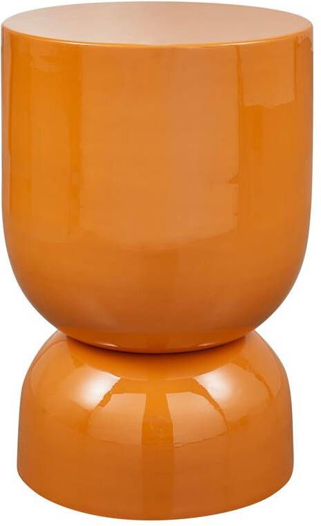Woood Hekla Bijzettafel Metaal Oranje 47x32x32
