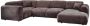 Woood hoekbank links Cloud Chenille Warm Bruin 80x345x198 cm - Thumbnail 1