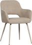 WOOOD Eetkamerstoel Jenny gepolsterd 4-poots onderstel h 80 cm x b 58 cm (set 2 stuks) - Thumbnail 1