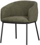 Woood Leon Eetkamerstoel Bouclé Forest Green 77x61x63 - Thumbnail 1