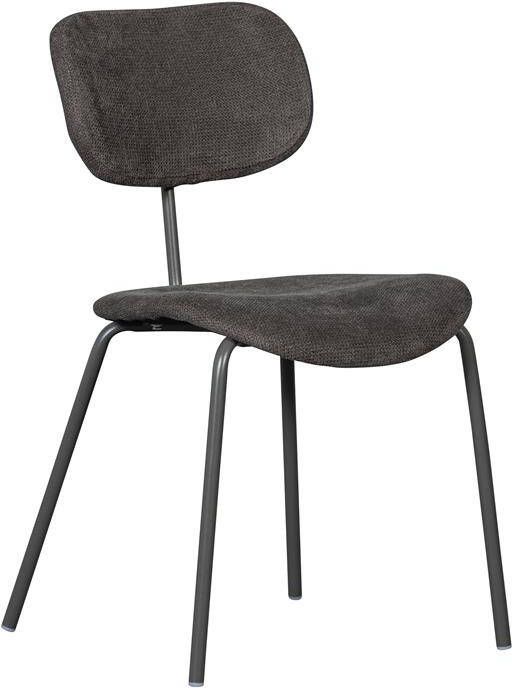 WOOOD Eetkamerstoel Link slank ontwerp gepolsterd hoogte 93 cm x breedte 79 cm (set 2 stuks)