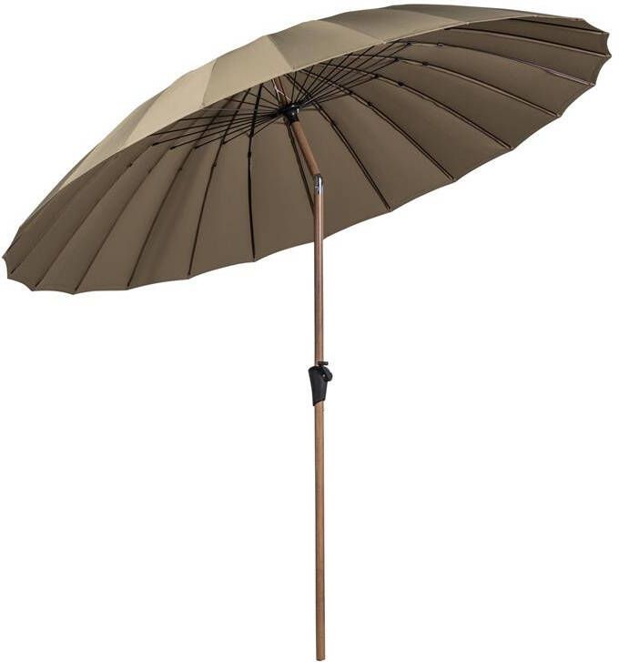 Woood Monica Parasol Aluminium Zand Ø280CM