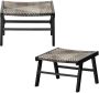 Woood Pom Hockers Tuin Aluminium Multicolor Set van 2 - Thumbnail 1