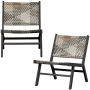 Woood Pom Fauteuils Tuin Aluminium Multicolor Set van 2 - Thumbnail 1