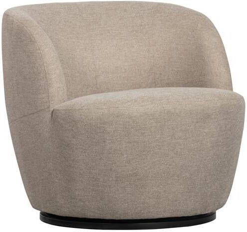 Woood Serra Draaifauteuil Polyester Zand 75x70x69