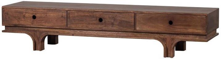 WOOOD Exclusive TV-meubel Staes Mangohout 180cm Walnoot