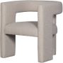 WOOOD Exclusive Fauteuil Tiwa Bouclé Beige - Thumbnail 1