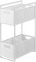 Yamazaki Keukenrek met Manden 2 niveaus Tower Wit - Thumbnail 2