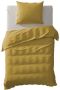 Yellow Cialda Dekbedovertrek Eenpersoons 140x200 220 cm Ochre Gold - Thumbnail 2