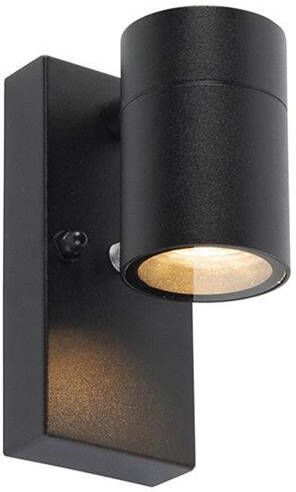 Ylumen Buitenlamp Sense Incl. Led 1 Lichts Dag Nacht Sensor Zwart