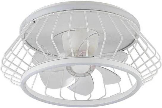 Ylumen CristalRecord Plafondventilator Cobra Ø 50 cm wit