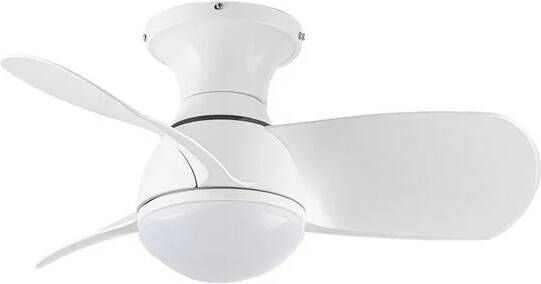Ylumen CristalRecord Plafondventilator Epona Mini Ø 64 cm wit