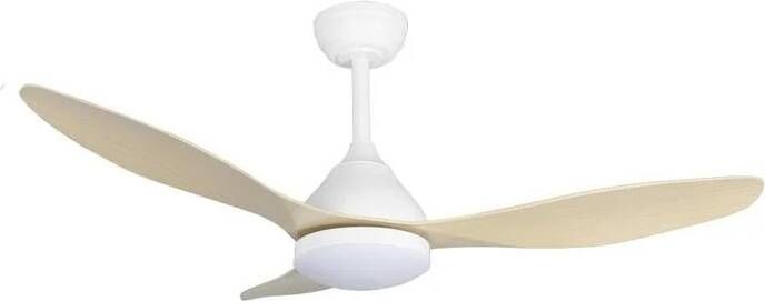 Ylumen CristalRecord Plafondventilator Stel Ø 120 cm hout wit