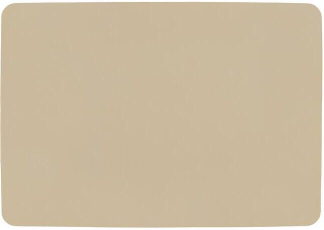 ZicZac Placemat Togo kunststof SET|6 zand 33x45cm