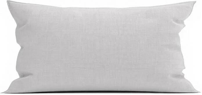 Zo Home Lino Kussensloop Linnen Look dove grey 40x80cm
