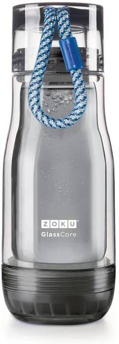 Zoku Hydration Active 325ml drinkbeker (Kleur: blauw grijs)