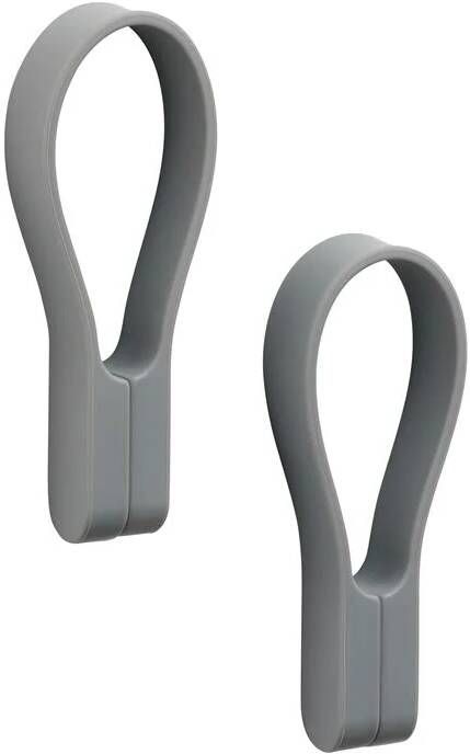 Zone Denmark Loop Handdoeklus met Magneet 2 st. Grijs