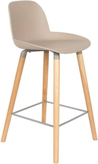 Zuiver Albert Kuip Barkruk 65 cm Taupe Set van 2