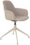Zuiver Albert Kuip Swivel Stoel met Armleuning Taupe Set van 2 - Thumbnail 1