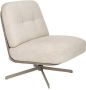 Zuiver Draaifauteuil Benjamin Crème - Thumbnail 1
