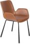 Zuiver Brit LL Eetkamerstoelen met armleuning Bruin Set van 2 - Thumbnail 2