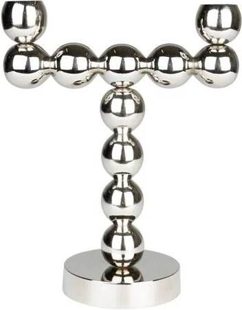 Zuiver Bubbles Kandelaar Two Shiny Zilver