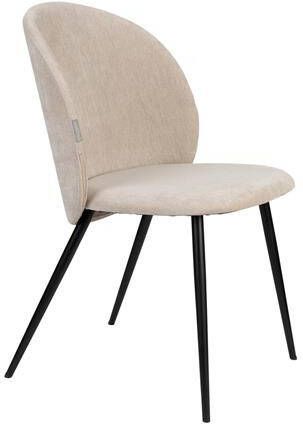 Zuiver Cozy Eetkamerstoelen Beige Set van 2