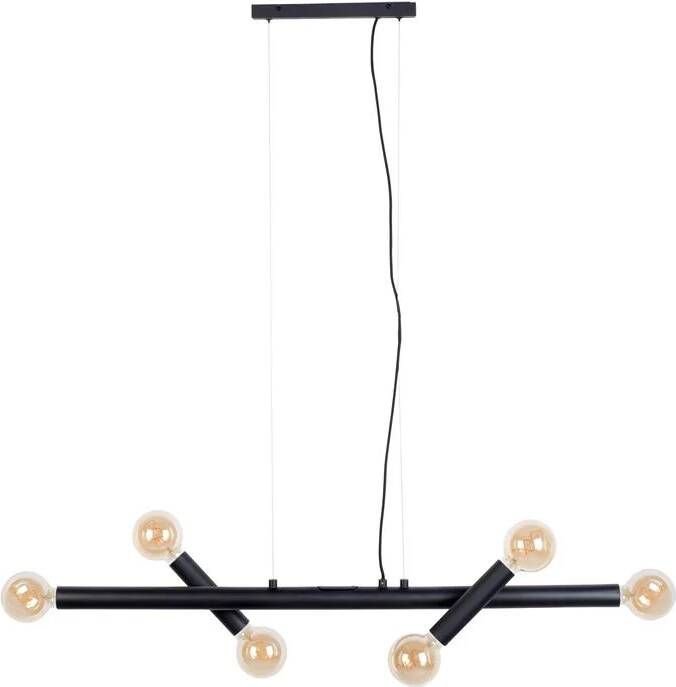 Zuiver Hanglamp Hawk Wide 6-lamps Zwart