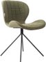 Zuiver OMG Eetkamerstoelen Groen Set van 2 - Thumbnail 1