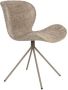 Zuiver OMG Eetkamerstoelen Soft Beige Set van 2 - Thumbnail 1
