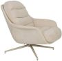 Zuiver Philly Loungestoel| fauteuil Beige - Thumbnail 1