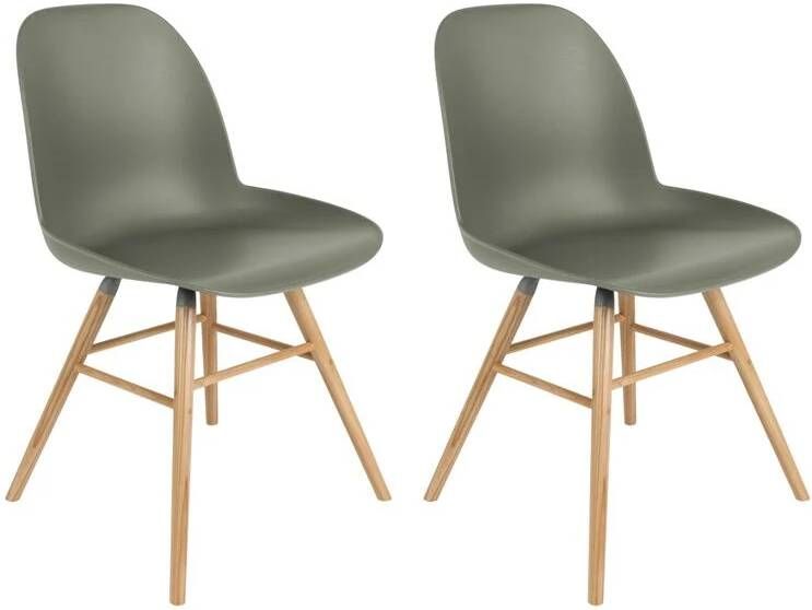 Zuiver Set 2 Stoelen Albert Kuip Groen