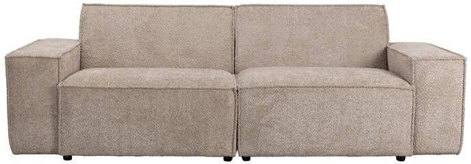 Zuiver x fonQ James 3-zitsbank Teddystof Beige