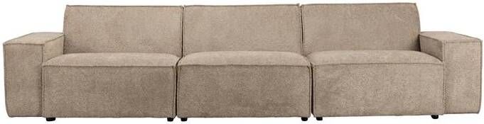 Zuiver x fonQ James 4 5-zitsbank Teddystof Beige