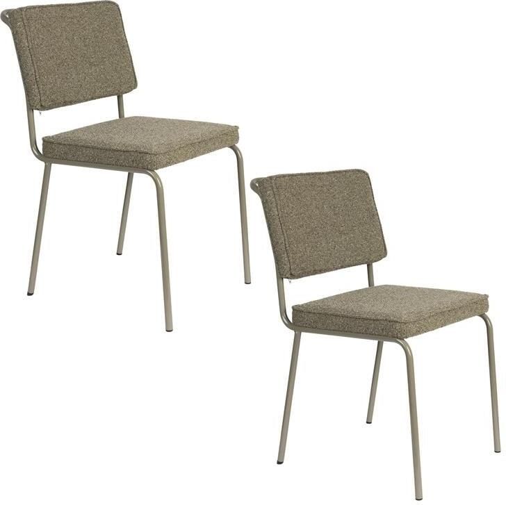 Zuiver | Eetkamerstoel Buddy Olive | Zitmeubels eetkamer | Eetkamerstoel